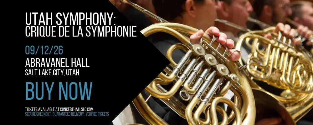 Utah Symphony: Crique de la Symphonie
