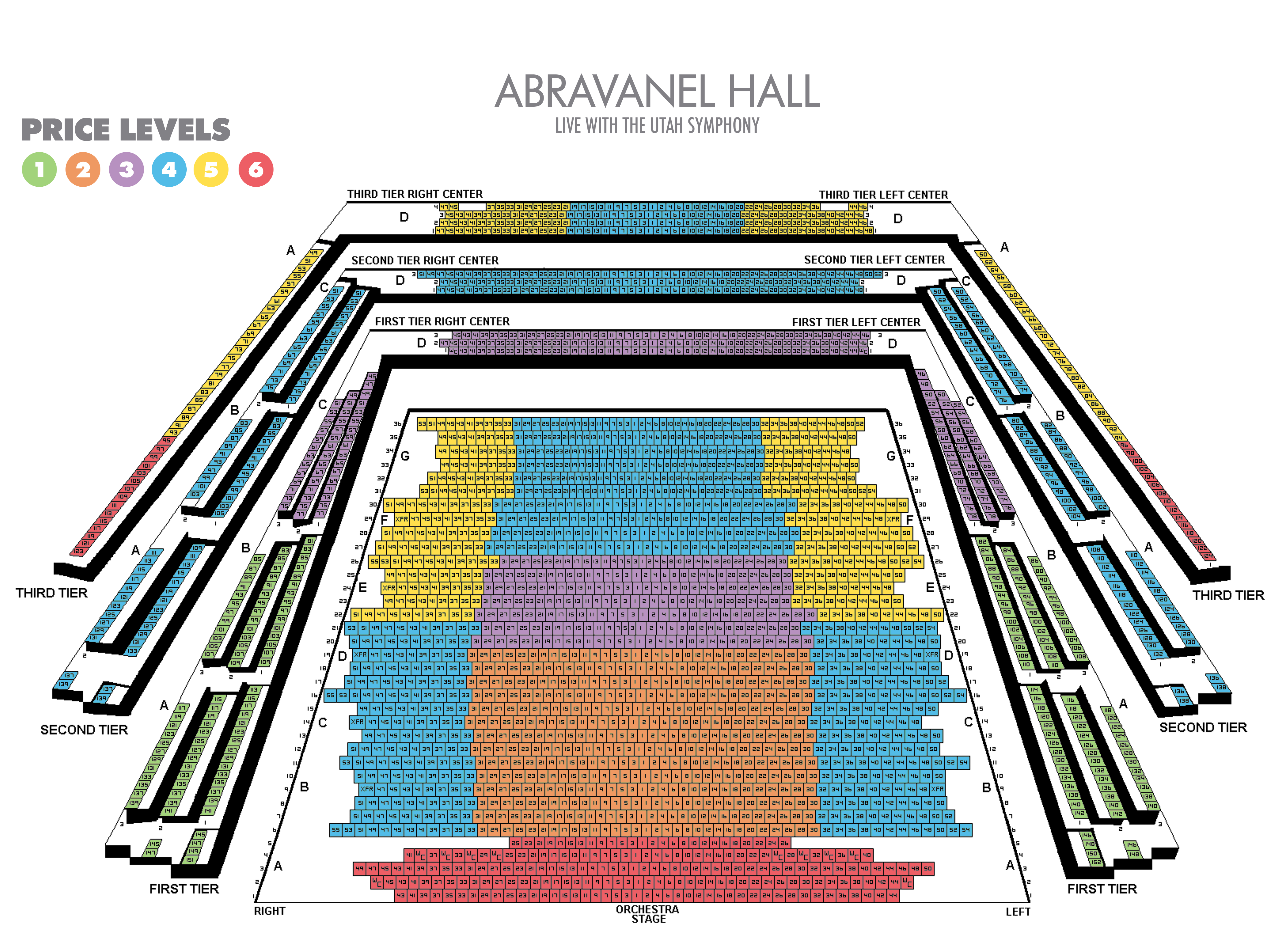 Abravanel Hall Seating Chart