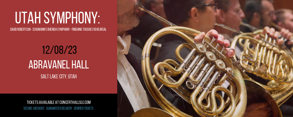 Utah Symphony at Abravanel Hall