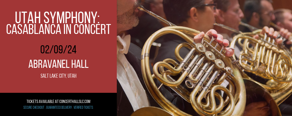 Utah Symphony at Abravanel Hall